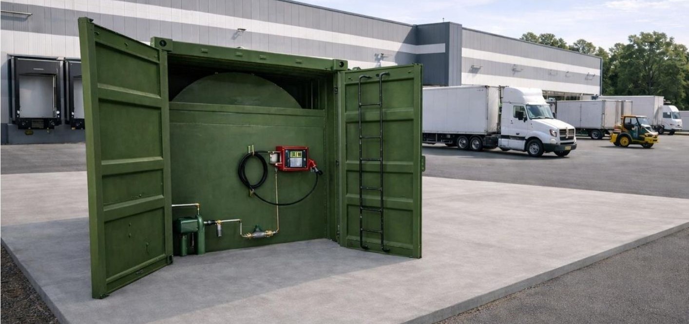 Self Bunded Diesel Tank